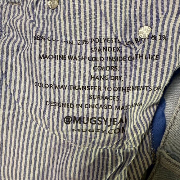 Mugsy Light Wash Straight Denim Jeans Grands Soft Stretch 30x30 2/$50 - Picture 13 of 16